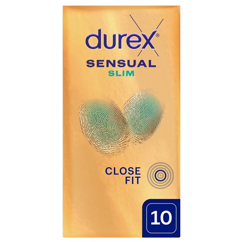 Durex Sensual Slim prezerwatywy supercienkie, 10 szt.