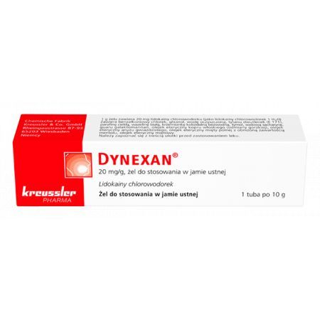 Dynexan żel do stosowania w jamie ustnej 10 g