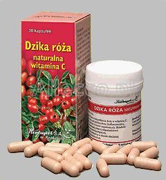 Dzika róża naturalna witamina C 30 kaps.