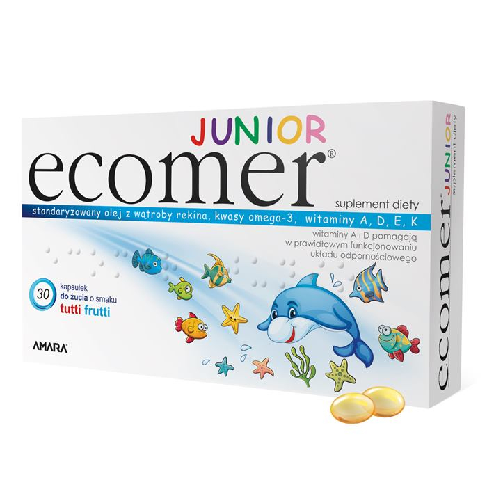 Ecomer Junior odporność kapsułki do żucia, 30 szt.