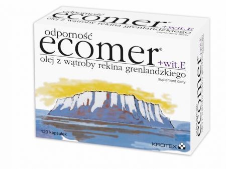 Ecomer odporność+ wit.E 120 kapsułek