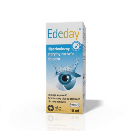 Ededay sterylny roztwór hipertoniczny do oczu, 10 ml