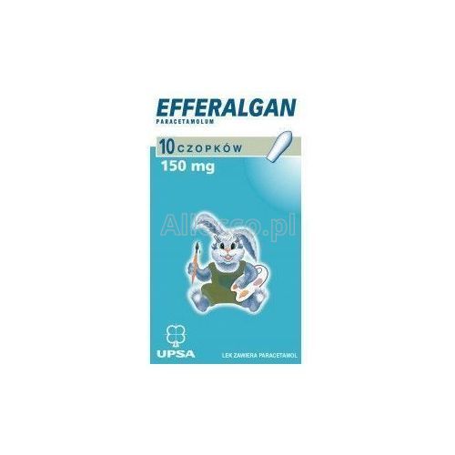 Efferalgan 150 mg 10 czopków doodbytnicznych