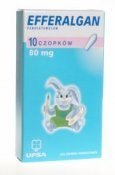 Efferalgan 80 mg 10 czopków doodbytniczych