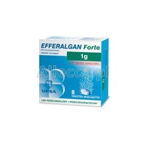 Efferalgan Forte 1 g 8 tabletek musujących
