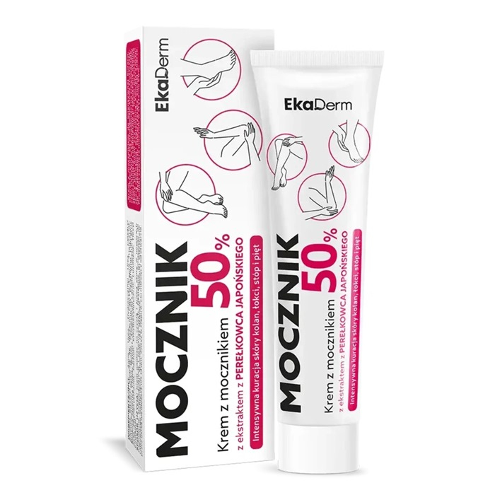 EkaDerm Mocznik 50% krem z mocznikiem i perełkowcem japońskim, 30 ml