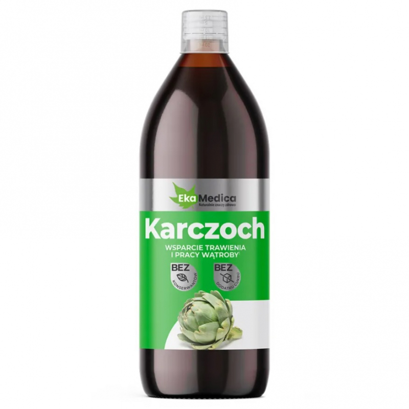 EkaMedica Karczoch sok z karczocha, 1000 ml