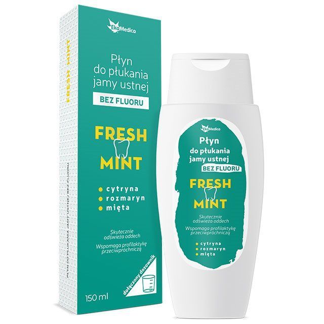 Ekamedica Płyn do płukania jamy ustnej bez fluoru 150 ml