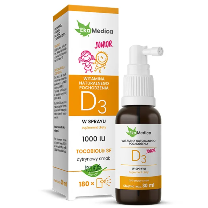 EkaMedica Witamina D3 Junior spray, 30 ml