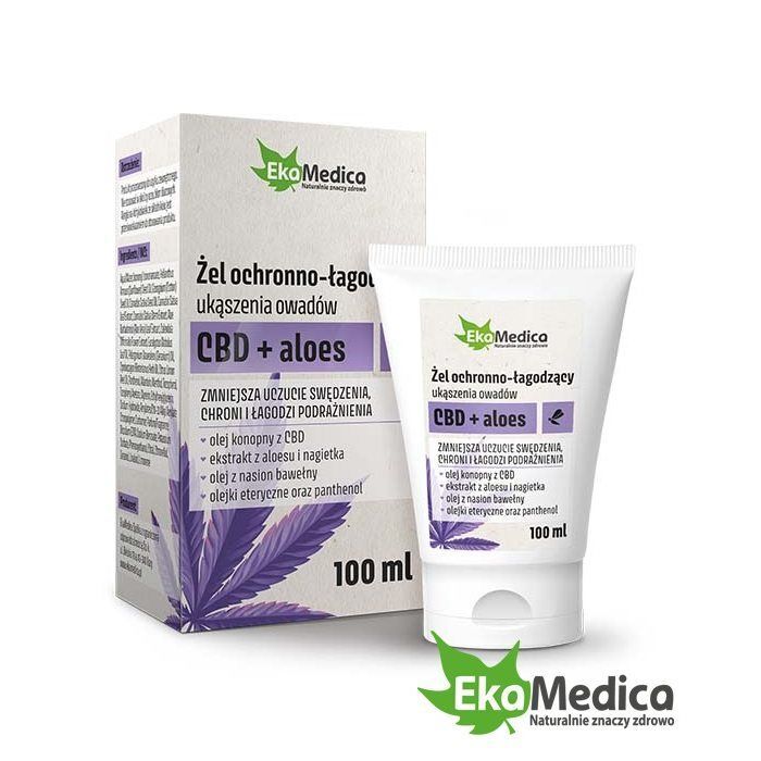 Ekamedica Żel ochronno-łagodzący CBD + aloes 100 ml