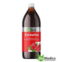 EkaMedica Żurawina sok, 1000 ml