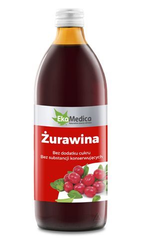 EkaMedica Żurawina sok, 500 ml