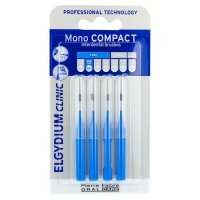 ELGYDIUM CLINIC Mono Compact Szczoteczki międzyzębowe 0,8mm 4 szt.