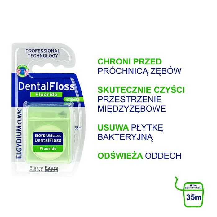 ELGYDIUM Clinic nić dentystyczna z fluorem