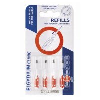 Elgydium Clinic Refill Wkłady do szczoteczek międzyzębowych czerwone, 4 szt.