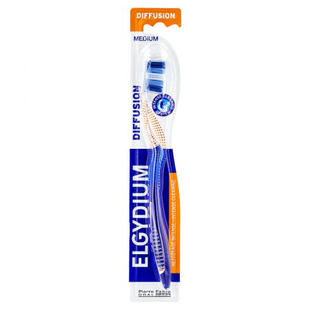 ELGYDIUM DIFFUSION Szczoteczka do zębów ŚREDNIA 1 szt.