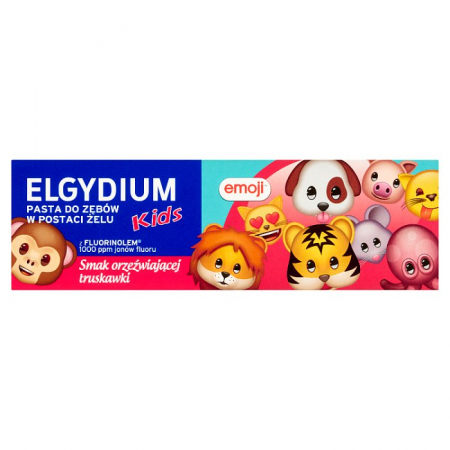 Elgydium Emoji Kids pasta do zębów dla dzieci, 50 ml