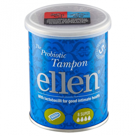 ELLEN Tampony probiotyczne Super 8 szt.