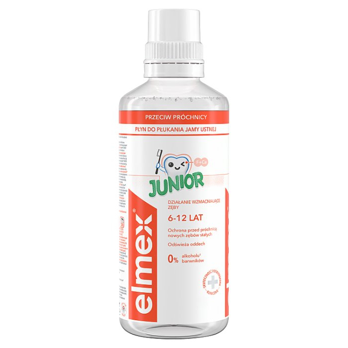 Elmex Junior płyn do płukania jamy ustnej, 400 ml