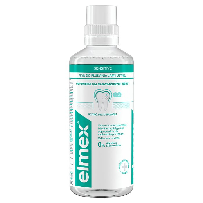 Elmex Sensitive Plus płyn do płukania ust, 400 ml