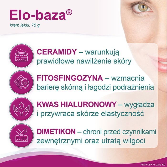 Elo-baza krem lekki, 75 g