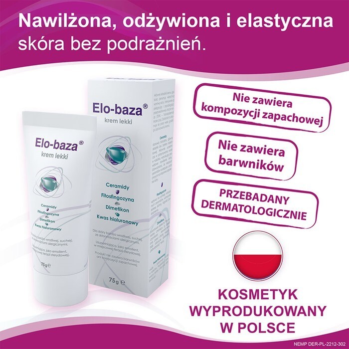 Elo-baza krem lekki, 75 g