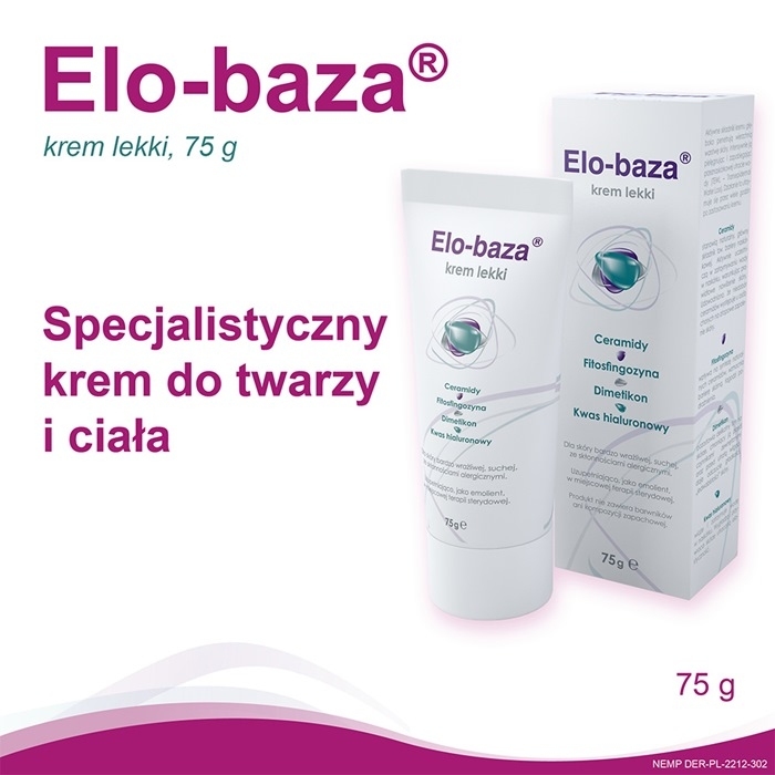Elo-baza krem lekki, 75 g