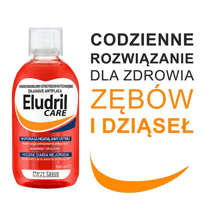 Elgydium Eludril Care płyn, 500 ml
