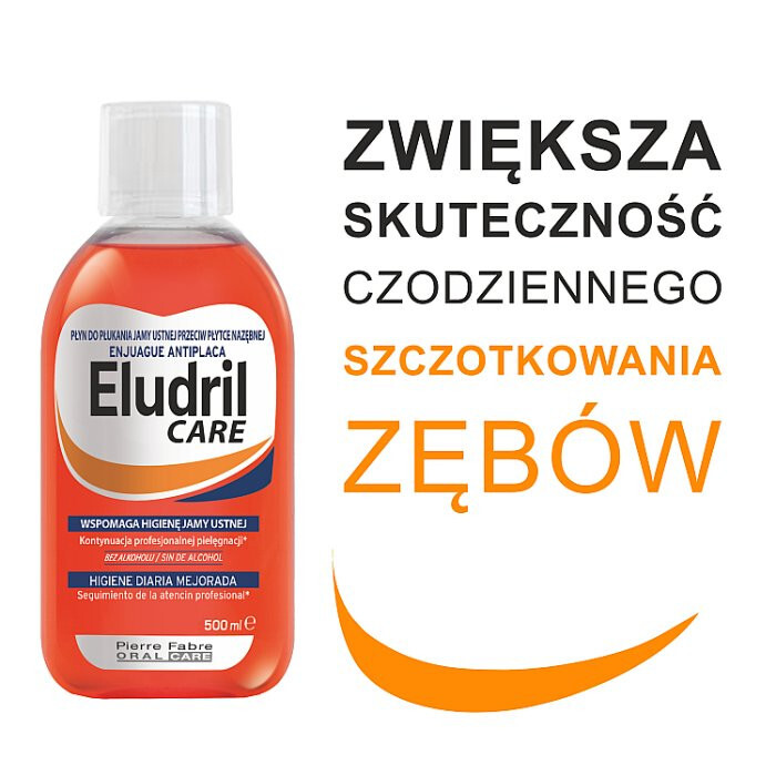 Elgydium Eludril Care płyn, 500 ml