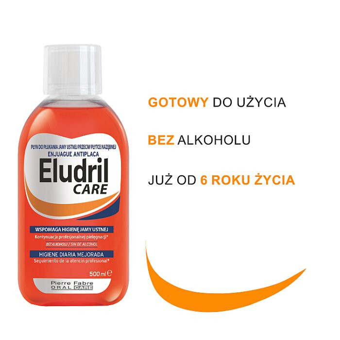 Elgydium Eludril Care płyn, 500 ml