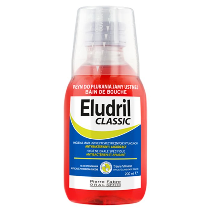 Eludril Classic płyn do płukania jamy ustnej, 200 ml