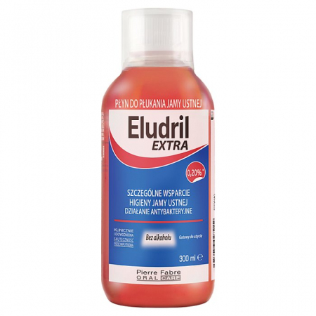 Eludril Extra płyn do płukania jamy ustnej, 300 ml