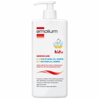 Emolium Dermocare 3w1 (Płyn do kąpieli, żel do mycia, szampon), 750 ml
