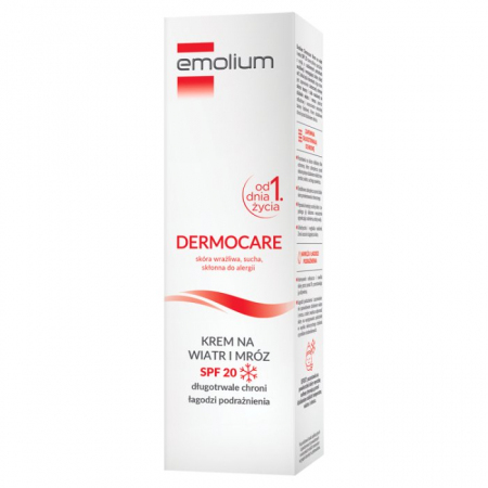 EMOLIUM DERMOCARE KREM OCHRONNY NA WIATR I MRÓZ SPf20 75 ML