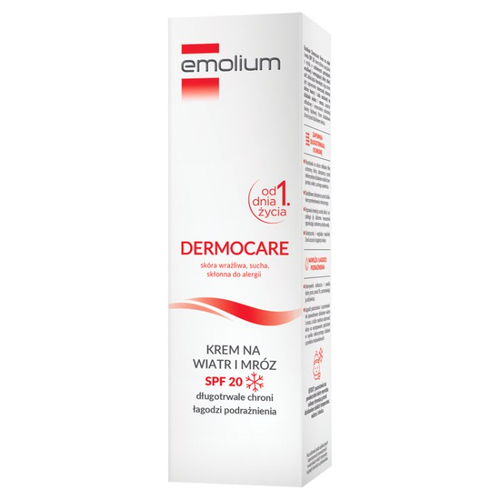 Emolium Dermocare krem ochronny na wiatr i mróz SPF20, 75 ml