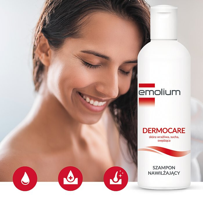 Emolium Dermocare Szampon Nawilżający, 200 ml