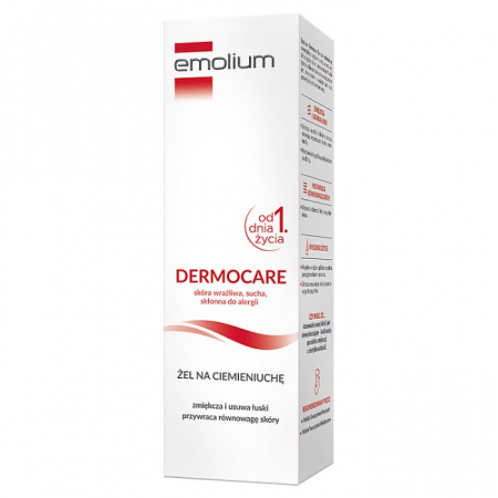 EMOLIUM dermocare Zmiękczający żel na ciemienuchę 100 ml