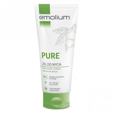 Emolium PURE Żel do mycia twarzy i ciała 200 ml