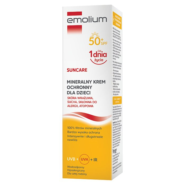 Emolium Suncare Mineralny krem ochronny SPF50+, 50 ml