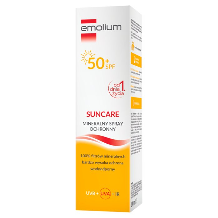 Emolium Suncare mineralny spray ochronny SPF50+, 100 ml