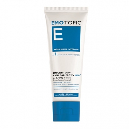 Emotopic Emolientowy krem barierowy na skórę suchą i szorstką, 75 ml