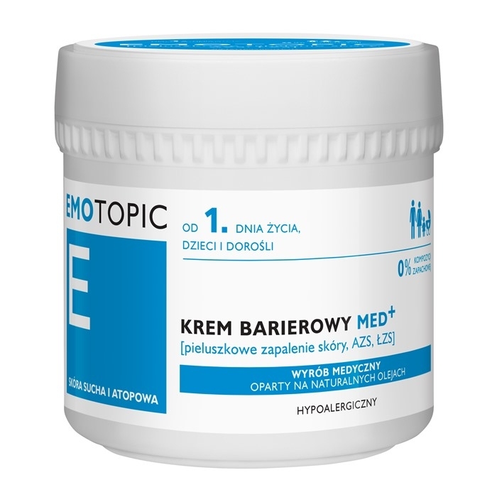 Emotopic Med+ emolientowy krem barierowy do twarzy i ciała od 1. dnia, 75 ml