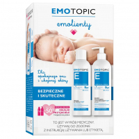 Emotopic Med+ Zestaw (emulsja do kąpieli, 400 ml + balsam do ciała, 400 ml), 1 szt.