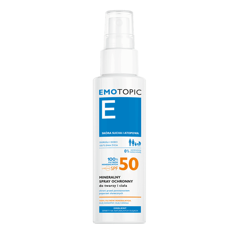 Emotopic Mineralny spray ochronny SPF 50, 100 ml