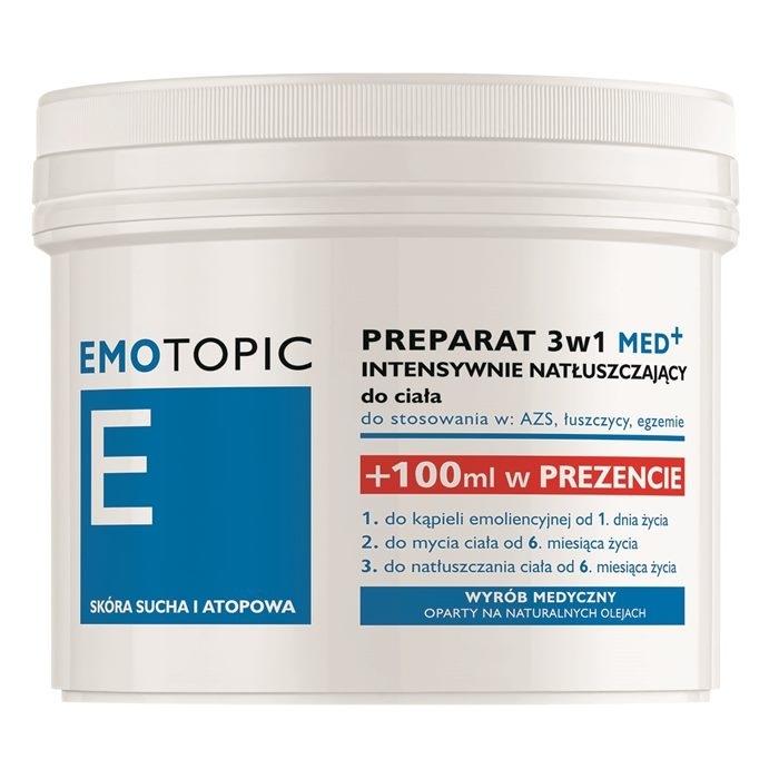 Emotopic Preparat 3 w 1 intensywnie natłuszczający, 500 ml