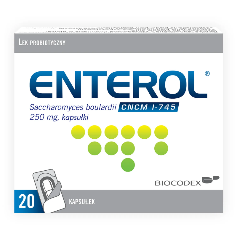 Enterol 250 mg probiotyk w kapsułkach, 20 szt.