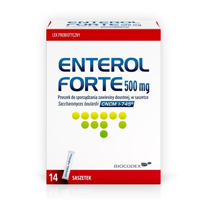 Enterol Forte 500 mg 14 saszetek