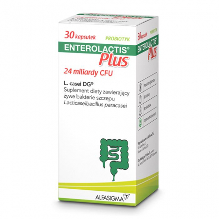 Enterolactis Plus kapsułki z probiotykiem, 30 szt.