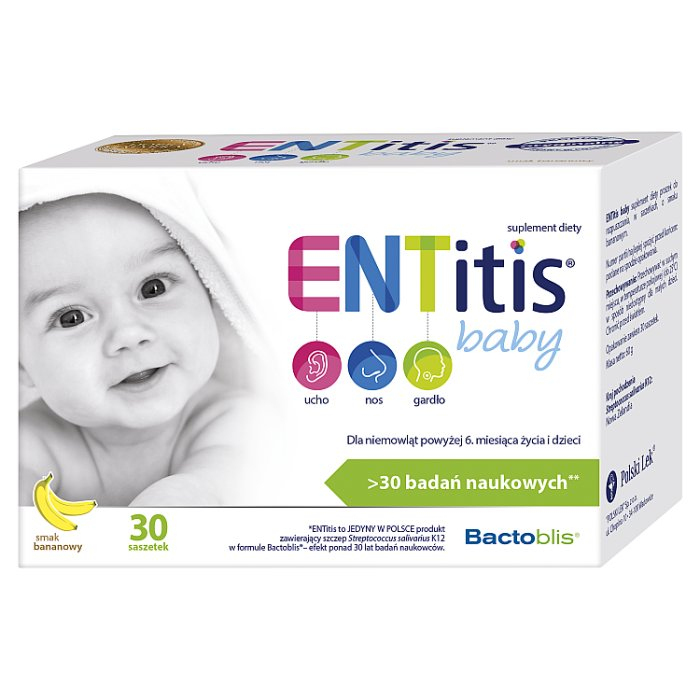 Entitis Baby 30 saszetek smak bananowy