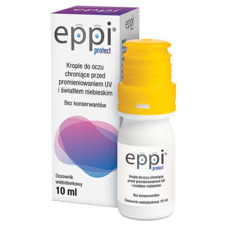 Eppi Protect krople do oczu chroniące przed promieniowaniem UV, 10 ml
